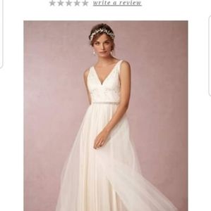 BHLDN Blush Tasmin Wedding Gown